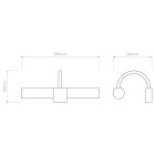 Astro design lámpa Dayton IP44 króm mag 115cm