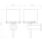 Astro fali lámpa Arezzo Wall IP44 króm mag 20.8cm