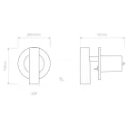 Astro design lámpa Enna Recess Switched LED LED IP20 matt fekete mag 110cm