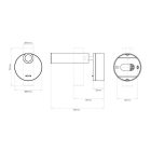 Astro design lámpa Enna Surface LED LED IP20 bronz Ø80cm mag 110cm