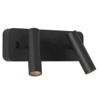 Astro design lámpa Enna Twin IP20 matt fekete mag 113.5cm