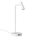 Astro design lámpa Enna Desk USB IP20 matt fehér mag 45cm kábel 2.1m