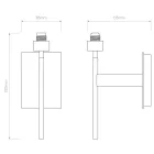 Astro design lámpa San Marino Solo IP20 matt nikkel mag 22.5cm