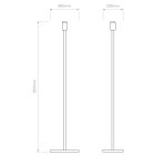 Astro állólámpa Park Lane Floor IP20 bronz mag 130.7cm