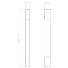 Astro design lámpa Palermo 600 LED LED IP44 króm mag 60cm