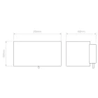 Astro design lámpa Tokyo switched IP20 króm mag 130cm