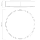 Astro design lámpa Mashiko 400 Round IP44 bronz Ø40cm mag 100cm