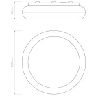 Astro design lámpa Altea 300 IP44 króm Ø30cm mag 80cm