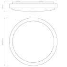 Astro design lámpa Denia IP44 króm Ø25cm