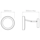 Astro design lámpa Catena LED LED IP44 króm Ø25cm