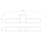 Astro design lámpa Padova IP44 króm mag 40cm