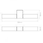 Astro design lámpa Padova IP44 króm mag 40cm