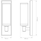 Astro design lámpa Verona IP44 króm mag 25cm