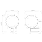 Astro design lámpa Sagara IP44 matt fekete mag 155cm