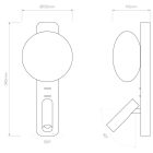 Astro design lámpa Zeppo Reader IP20 matt nikkel mag 150cm