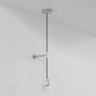 Astro függeszték Pendant Suspension Kit Knurled LED IP20 matt nikkel Ø100cm mag 258.5cm