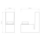 Astro design lámpa Napoli IP20 matt nikkel mag 137cm