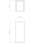 Astro design lámpa Parma 210 IP20 vakolat mag 21cm