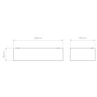 Astro design lámpa Parma 200 IP20 vakolat mag 50cm