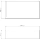 Astro design lámpa Parma 200 IP20 vakolat mag 50cm