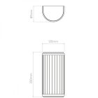 Astro design lámpa Monza Classic 250 IP44 króm mag 25cm