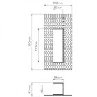 Astro design lámpa Borgo Trimless 35 LED 2700K LED IP20 matt fehér mag 120cm