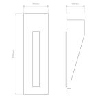 Astro design lámpa Borgo Trimless 200 LED 2700K LED IP20 matt fehér mag 200cm kábel 1m