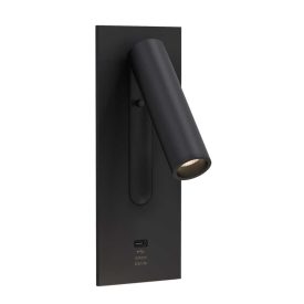 Astro design lámpa Fuse 3 USB C IP20 matt fekete mag 200cm