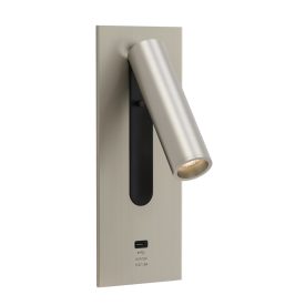 Astro design lámpa Fuse 3 USB C IP20 matt nikkel mag 200cm