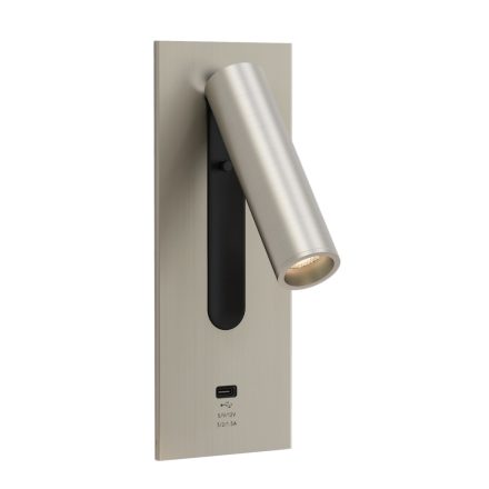 Astro design lámpa Fuse 3 USB C IP20 matt nikkel mag 200cm