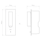 Astro design lámpa Fuse 3 Toggle IP20 bronz mag 200cm