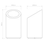 Astro design lámpa Marasino IP20 vakolat Ø105cm mag 200cm