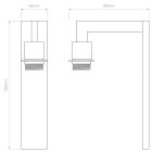 Astro fali lámpa Ravello Wall IP20 króm mag 30cm