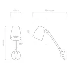 Astro design lámpa Atelier Grande IP20 matt fekete mag 40cm kábel 3m