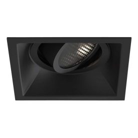   Astro spotlámpa Minima Slimline Square Adjustable Fire-Rated IP20 matt fekete mag 61cm