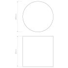 Astro design lámpa Osca LED Round II LED IP20 matt fehér Ø80cm