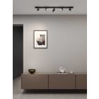 Astro design lámpa Ascoli Five Bar IP20 matt fekete mag 130cm