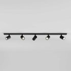 Astro design lámpa Ascoli Five Bar IP20 matt fekete mag 130cm