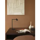 Astro design lámpa Ascoli Desk IP20 matt fekete Ø135cm mag 42cm