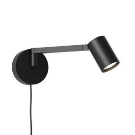   Astro design lámpa Ascoli Swing Plug In IP20 matt fekete Ø110cm kábel 2.5m