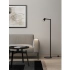 Astro állólámpa Ascoli Floor IP20 matt fekete mag 121cm kábel 3m