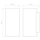 Astro design lámpa Bologna 240 IP20 vakolat mag 24cm