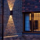 Astro design lámpa Oslo 255 LED LED IP65 fekete mag 25.5cm