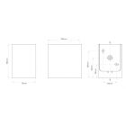  Astro Oslo 100 1298022 Outdoor Led Floor Lamp Gray Metal