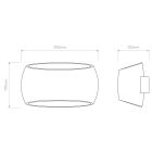 Astro design lámpa Aria 300 IP20 vakolat mag 170cm