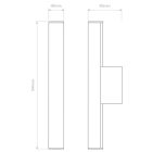 Astro design lámpa Dio IP44 króm mag 40cm