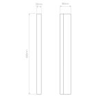 Astro design lámpa Artemis 600 LED LED IP44 króm mag 60cm