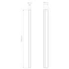 Astro design lámpa Artemis 1200 LED II LED IP44 króm mag 120cm
