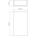 Astro design lámpa Pella 190 IP20 vakolat mag 32.5cm