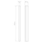 Astro design lámpa Sparta 900 LED LED IP44 króm mag 90cm